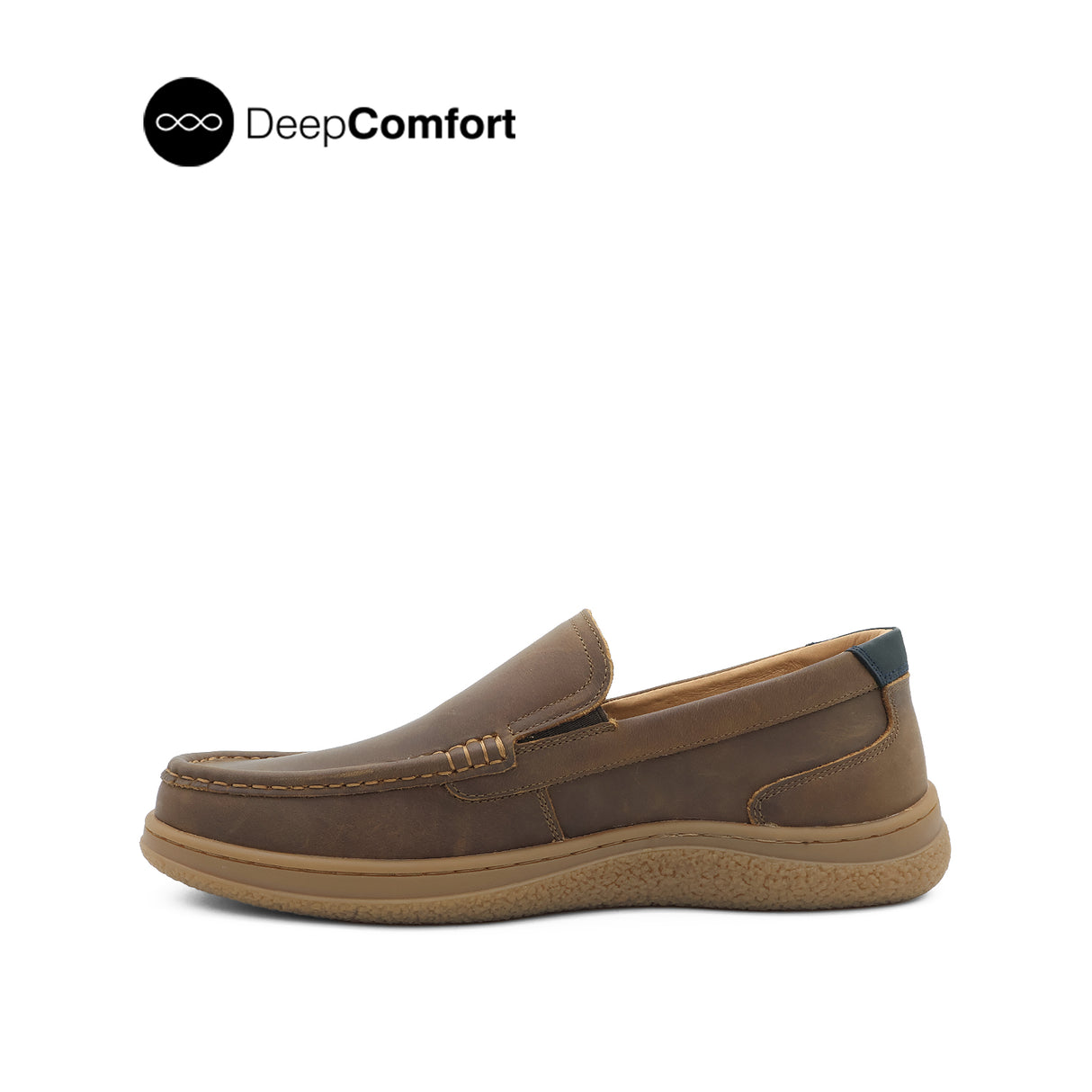 Russell Venetian Men's Shoes - Chestnut Brown Leather
