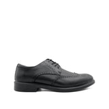 Samuel Wingtip Men's Shoes - Black Leather
