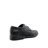 Samuel Wingtip Men's Shoes - Black Leather