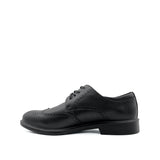 Samuel Wingtip Men's Shoes - Black Leather