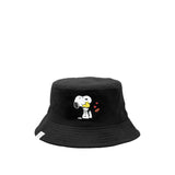 Bckt Snoopy Hug Unisex Cap - Black