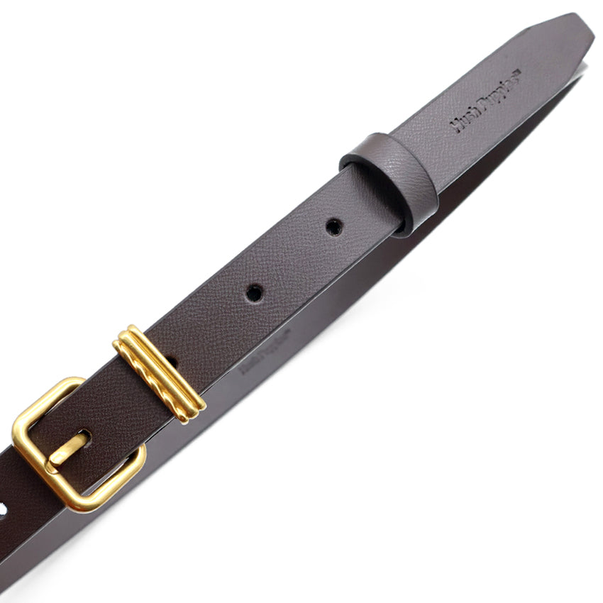 Jane Pin Clip Women's Belt - Dark Brown