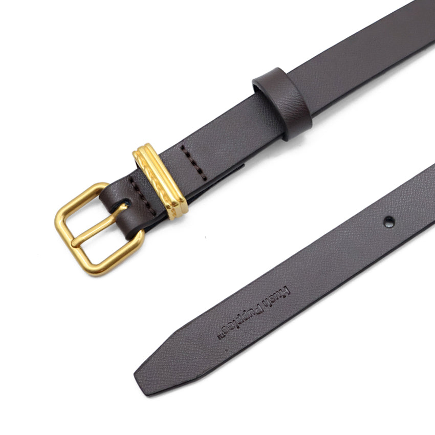 Jane Pin Clip Women's Belt - Dark Brown