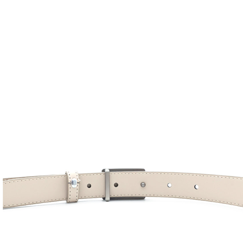 Jeslyn Flat Clip Women's Belt - Beige