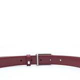 Jeslyn Flat Clip Women's Belt - Maroon