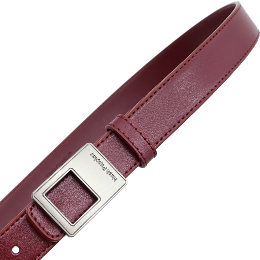 Jeslyn Flat Clip Women's Belt - Maroon