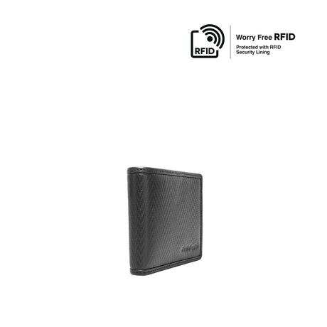 Sean Short Men's Wallet With Flip - Black