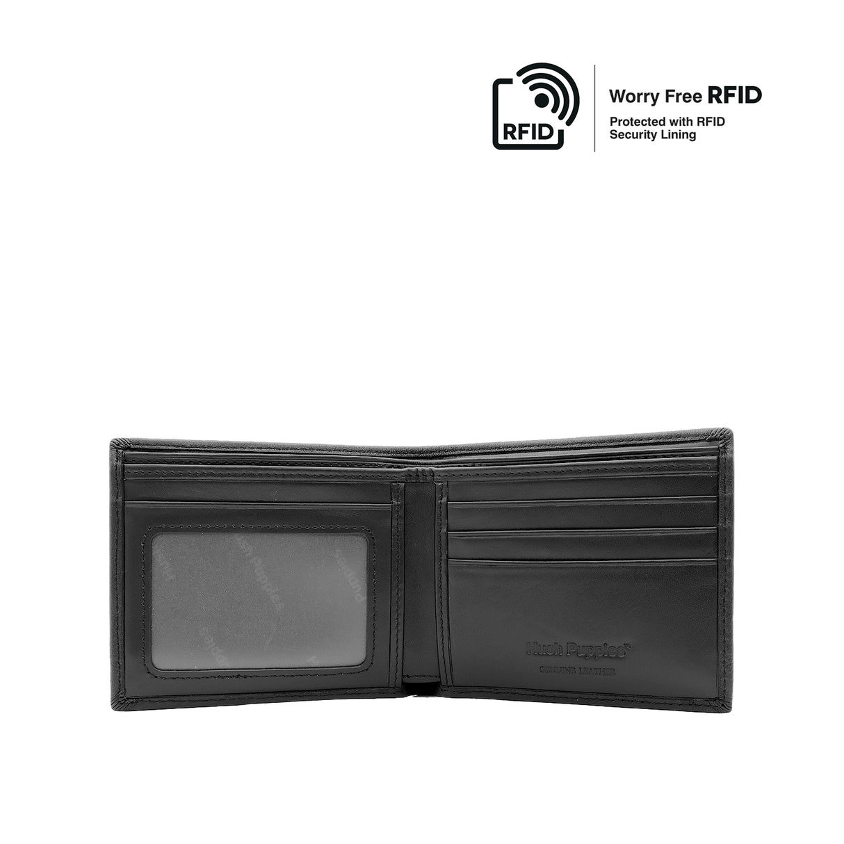 Stefon Short Wallet With Hidden Compartment Men's Wallet - Black