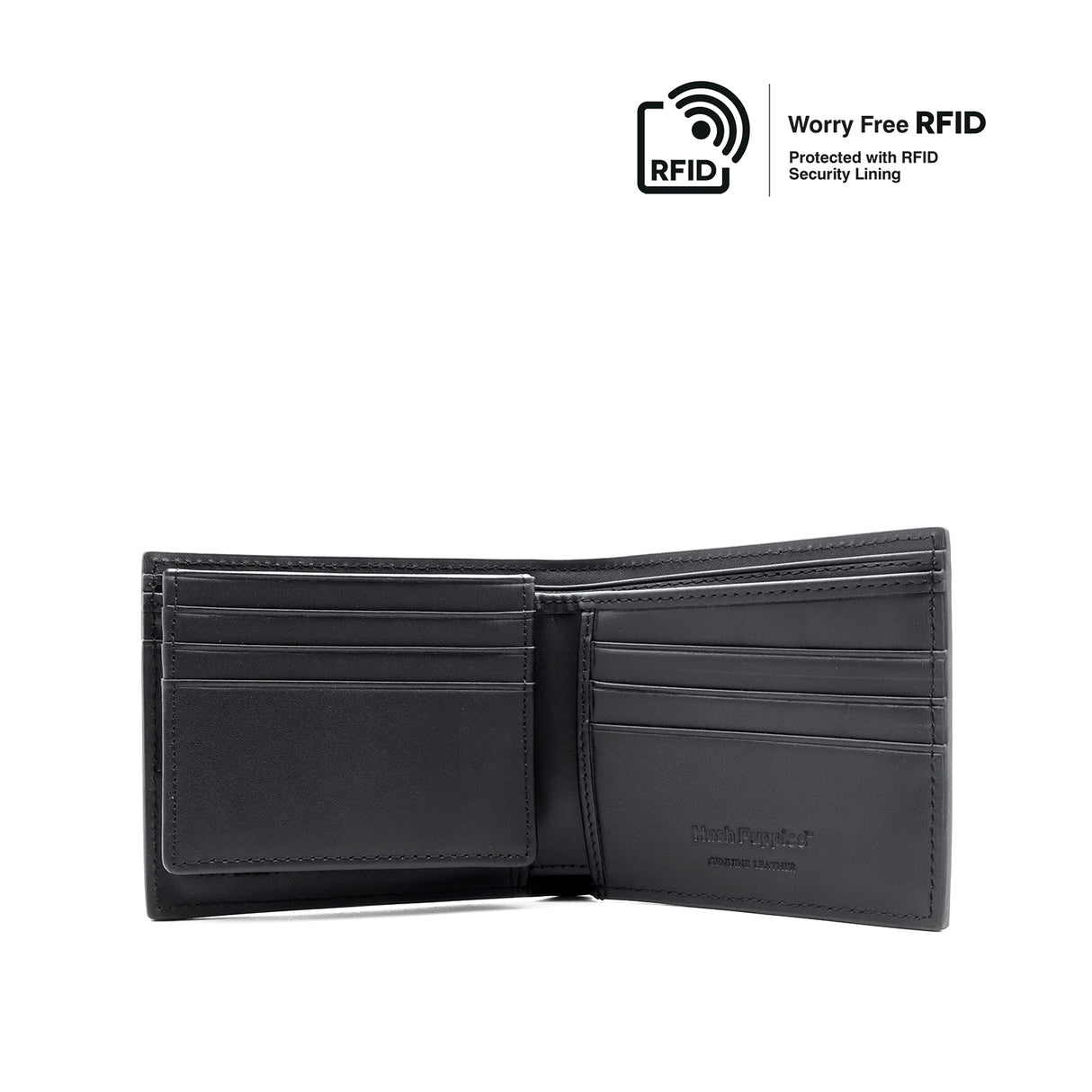 Cricket Short Wallet Flip Men's Wallet - Black