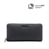 Cannon Long Zip Wallet Men's Wallet - Black