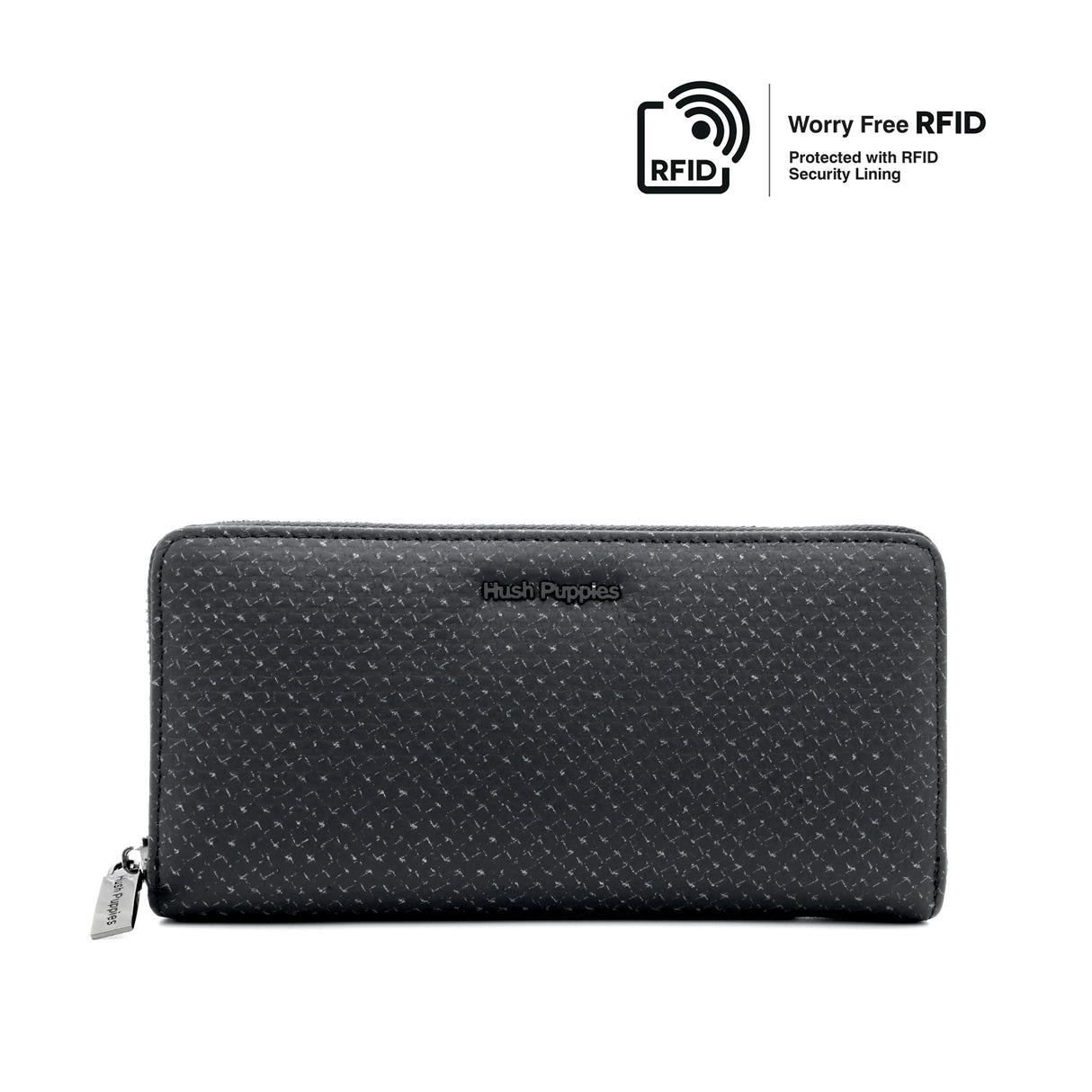 Cannon Long Zip Wallet Men's Wallet - Black