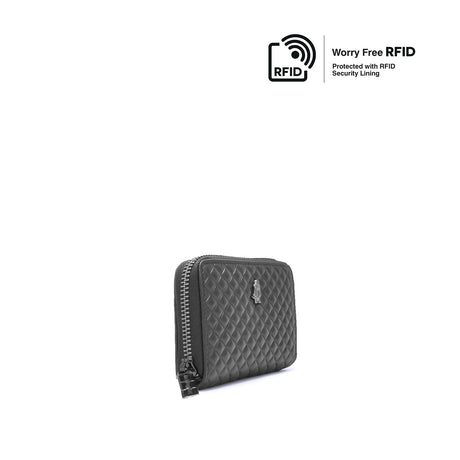 Scottie Card Holder Men's Wallet - Black