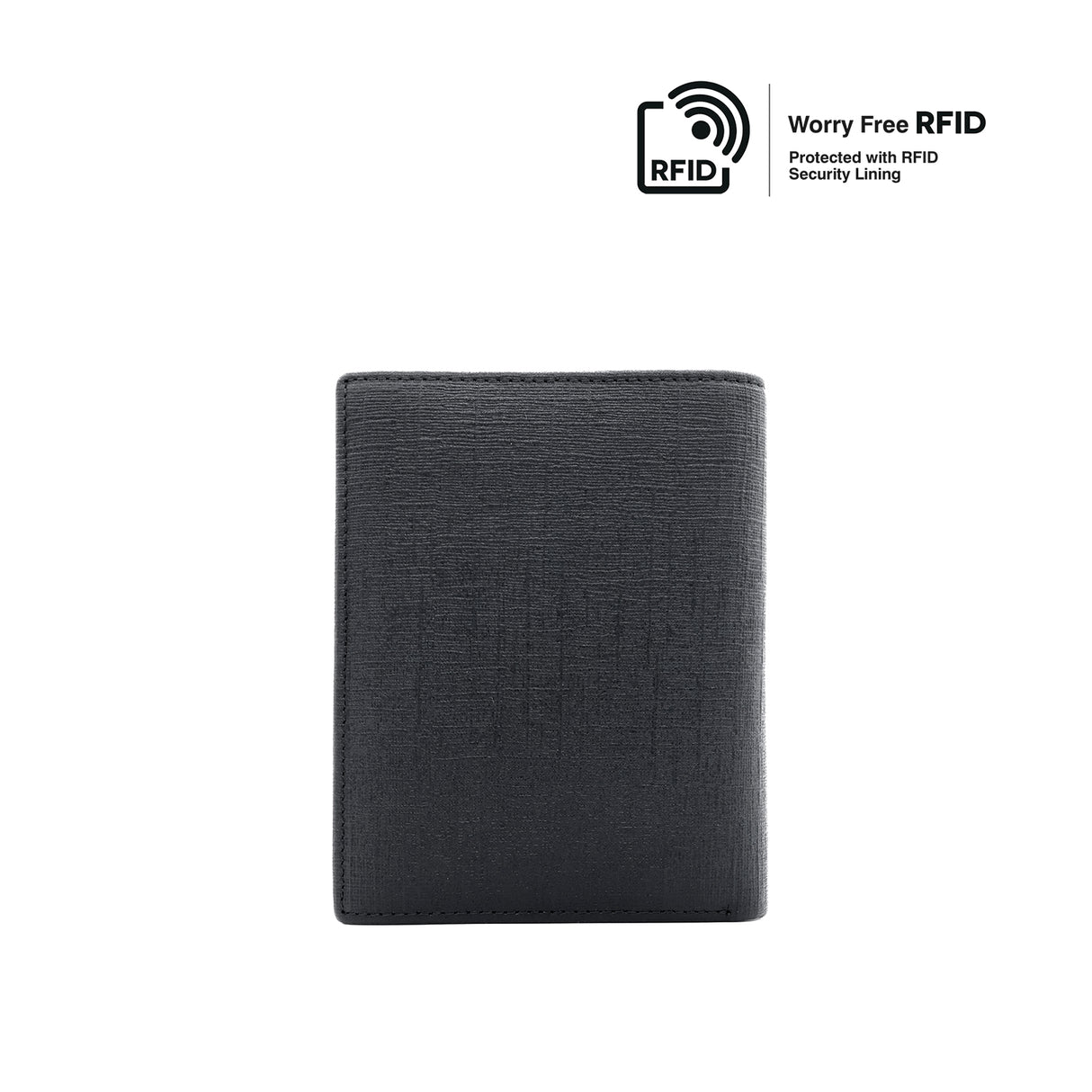 Carlton Passport Holder Wallet Men's Wallet - Black
