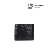 Raiden Short Men's Wallet With Flip - Black