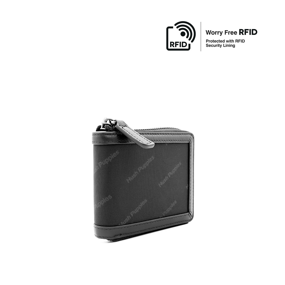 Stanford Zip Wallet With Flip Men's Wallet - Black