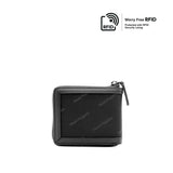 Stanford Zip Wallet With Flip Men's Wallet - Black