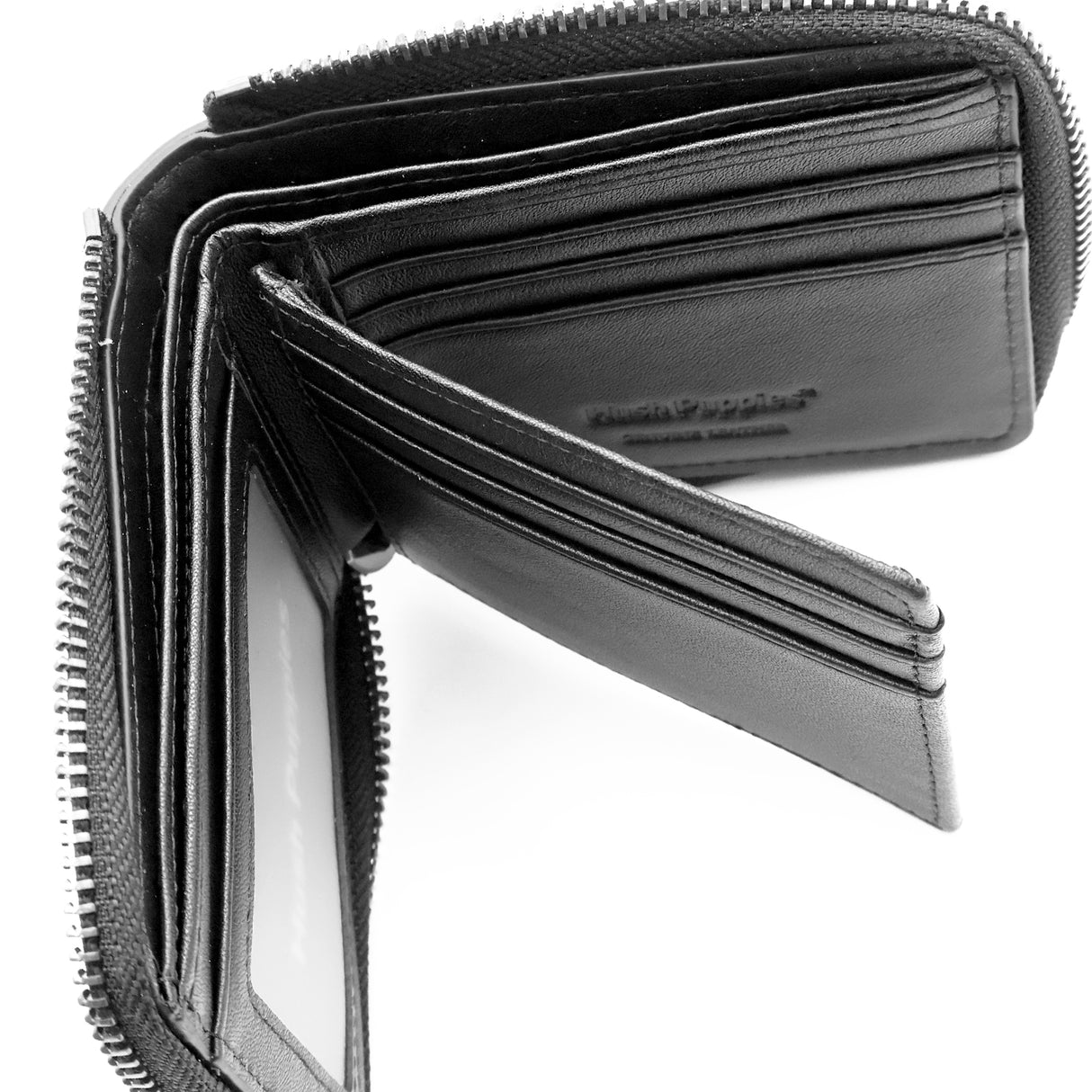 Stanford Zip Wallet With Flip Men's Wallet - Black