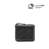 Stanford Zip Wallet With Flip Men's Wallet - Black