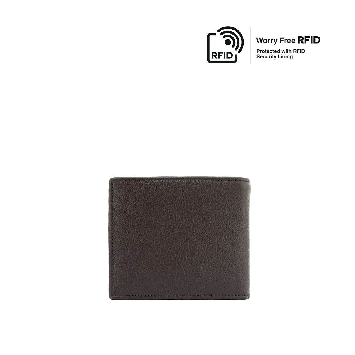 Roberta Short Men's Wallet With Flip - Dark Brown