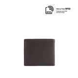 Roberta Short Men's Wallet With Flip - Dark Brown