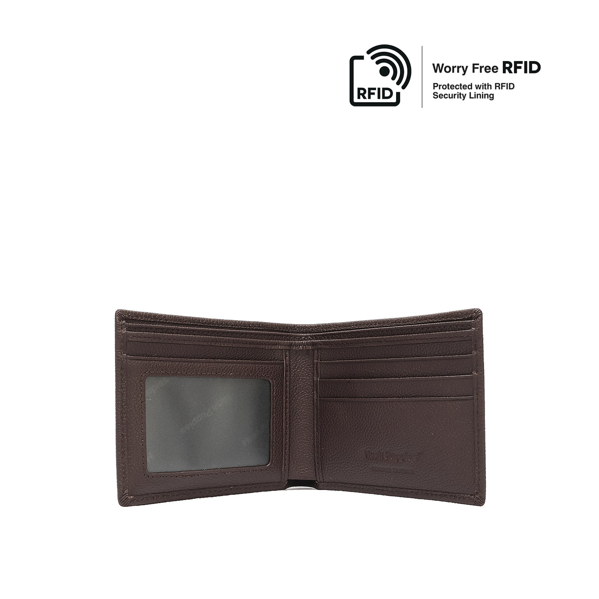 Seaton Short Men's Wallet - Dark Brown