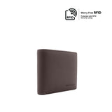 Sony Short Wallet With Coin Compartment Men's Wallet - Dark Brown
