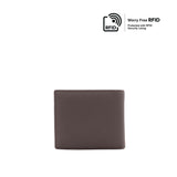 Sony Short Wallet With Coin Compartment Men's Wallet - Dark Brown