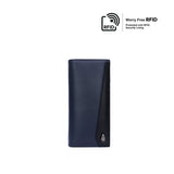 Royce Long Men's Wallet - Navy