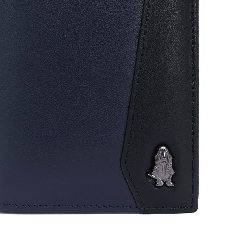 Royce Long Men's Wallet - Navy