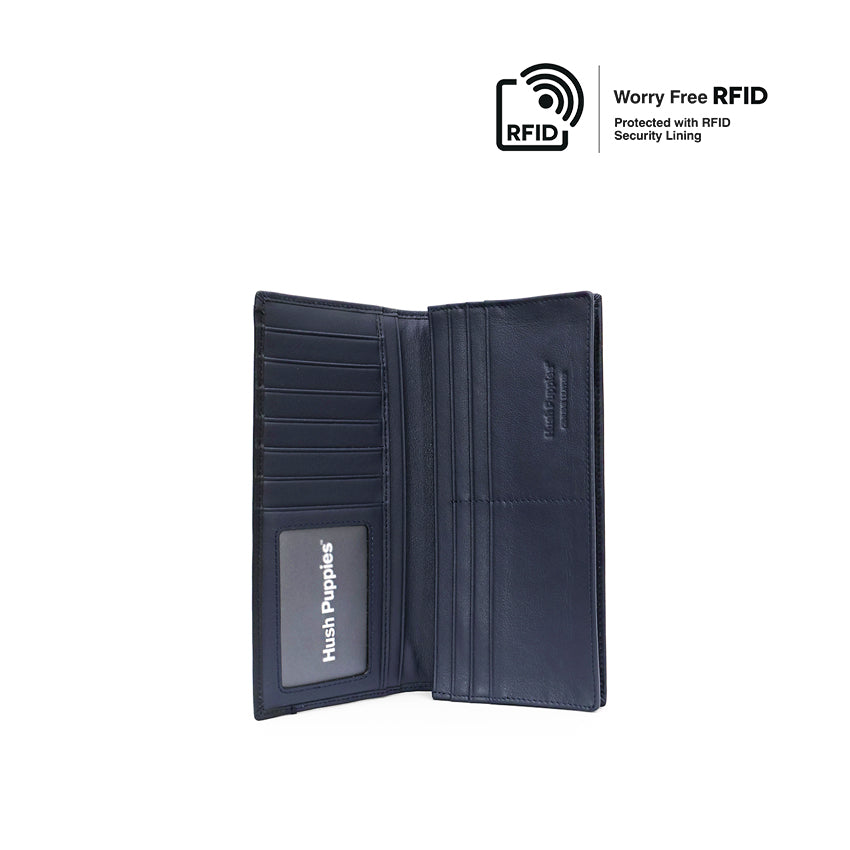 Royce Long Men's Wallet - Navy