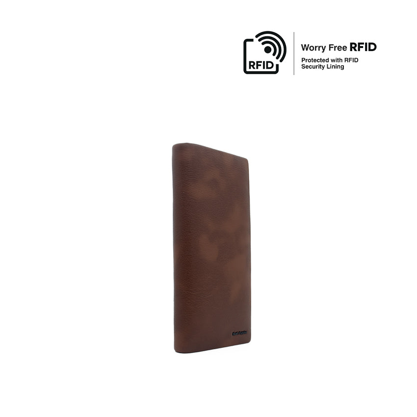 Roberto Long Men's Wallet - Brown