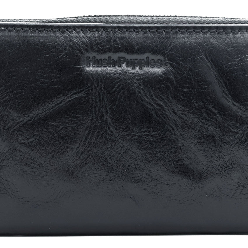 Raiden Long Zip Men's Wallet - Black