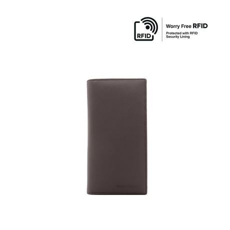Sony Long Wallet Men's Wallet - Dark Brown