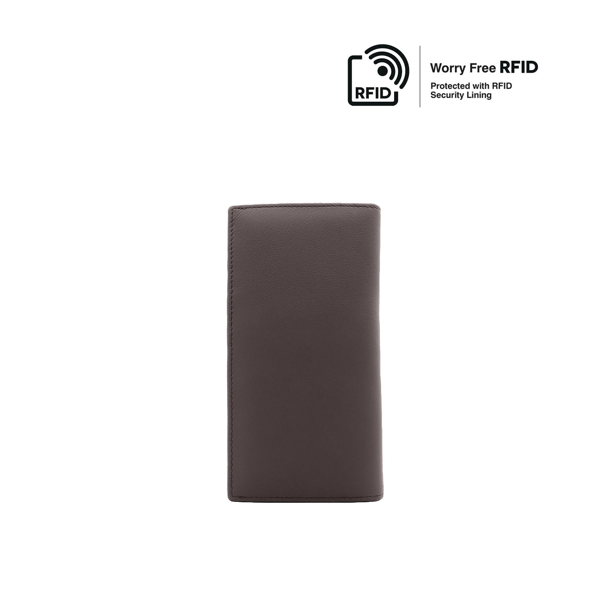 Sony Long Wallet Men's Wallet - Dark Brown