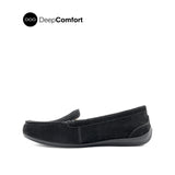 Nora Venetian Women's Shoes - Black Nubuck Leather