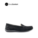 Nora Venetian Women's Shoes - Black Nubuck Leather