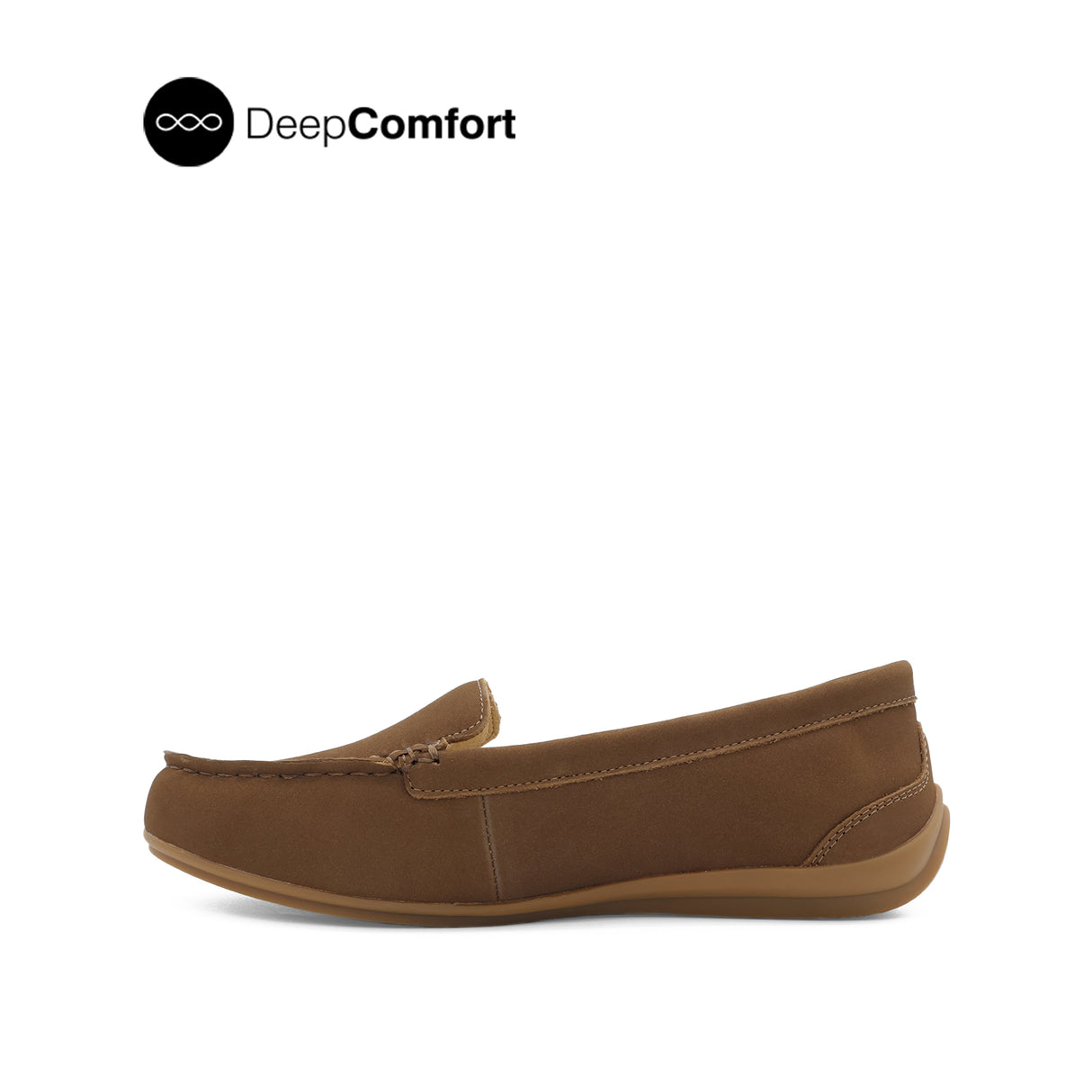 Nora Venetian Women's Shoes - Brown Nubuck Leather