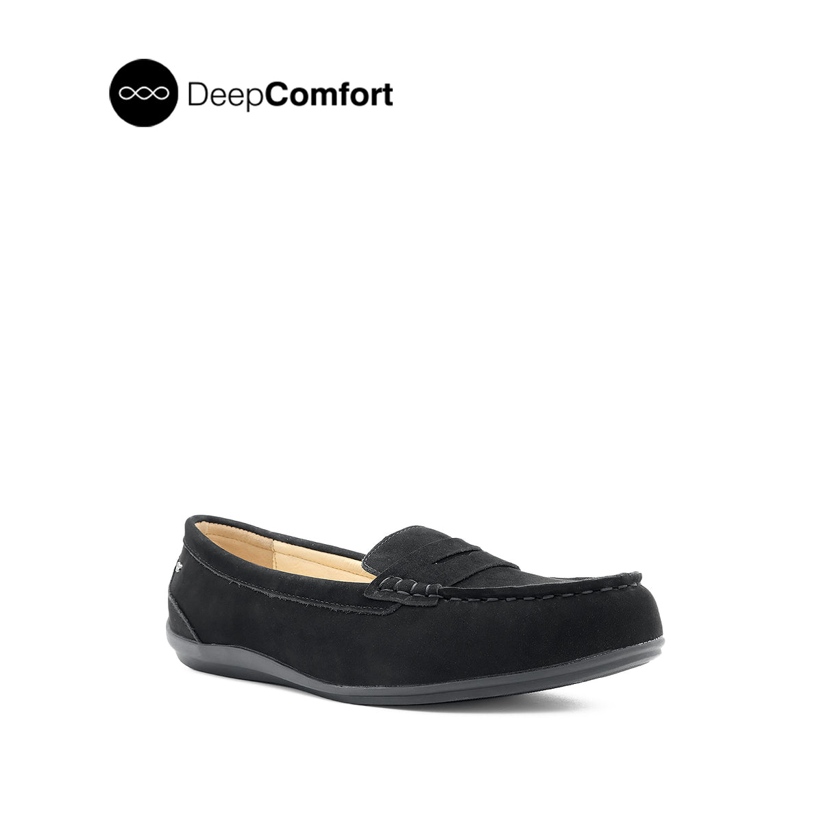 Nora Penny Women's Shoes - Black Nubuck Leather