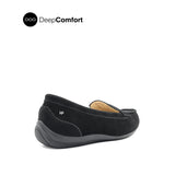 Nora Penny Women's Shoes - Black Nubuck Leather