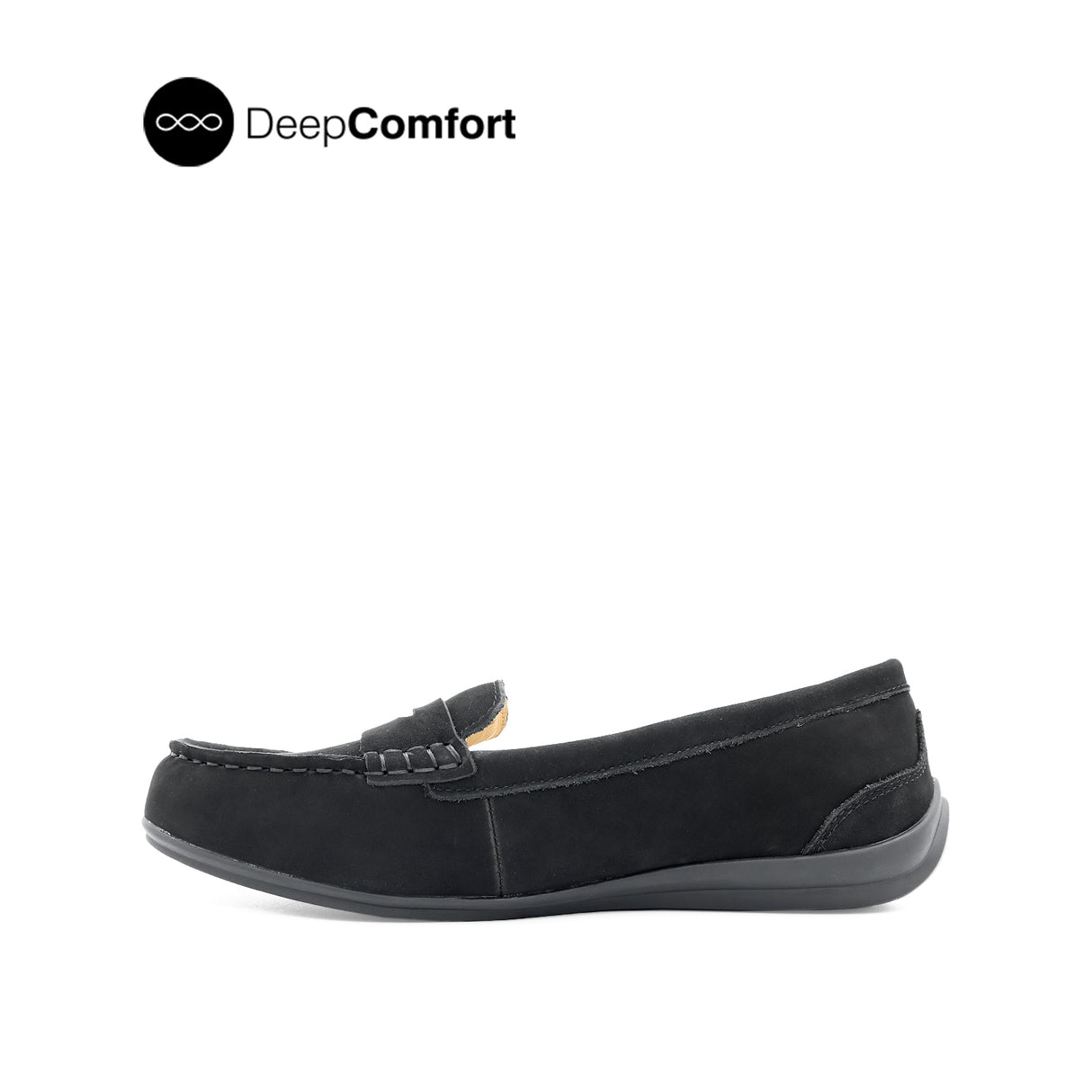 Nora Penny Women's Shoes - Black Nubuck Leather