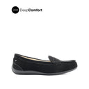 Nora Penny Women's Shoes - Black Nubuck Leather