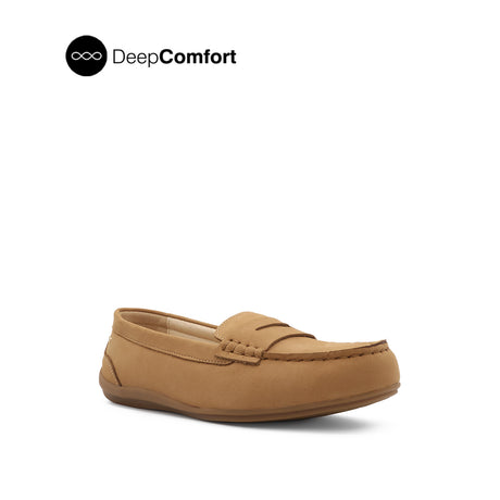 Nora Penny Women's Shoes - Tan Nubuck Leather