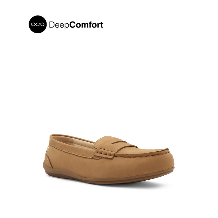 Nora Penny Women's Shoes - Tan Nubuck Leather Hush Puppies Philippines