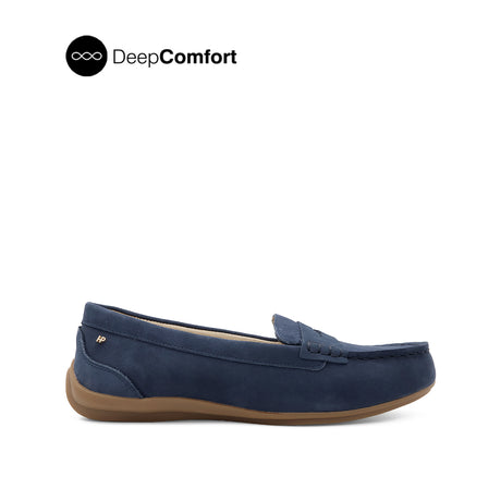 Nora Penny Women's Shoes - Navy Nubuck Leather