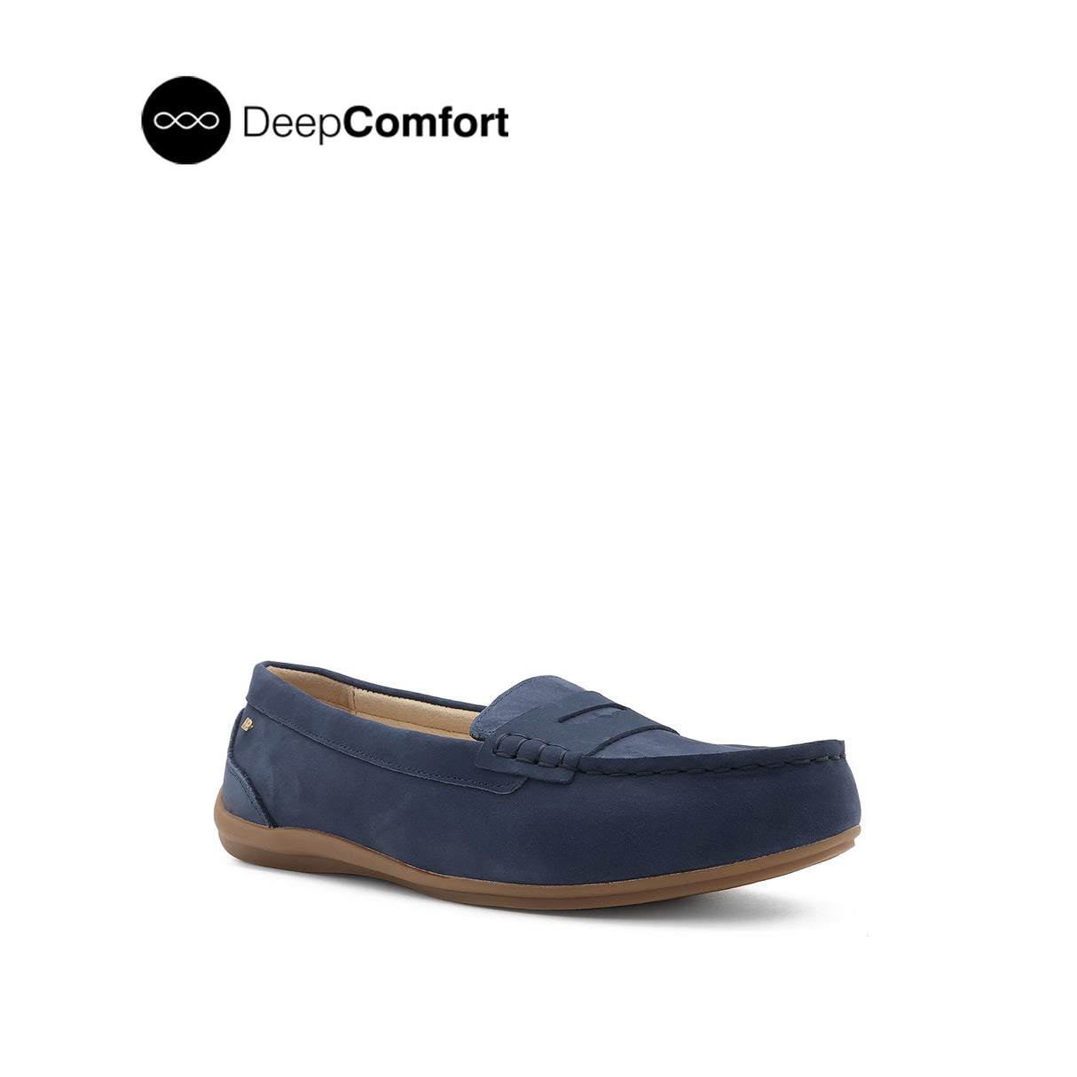 Nora Penny Women's Shoes - Navy Nubuck Leather