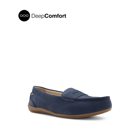 Nora Penny Women's Shoes - Navy Nubuck Leather