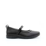 Sarita Mary Jane Women's Shoes - Black Coated Leather