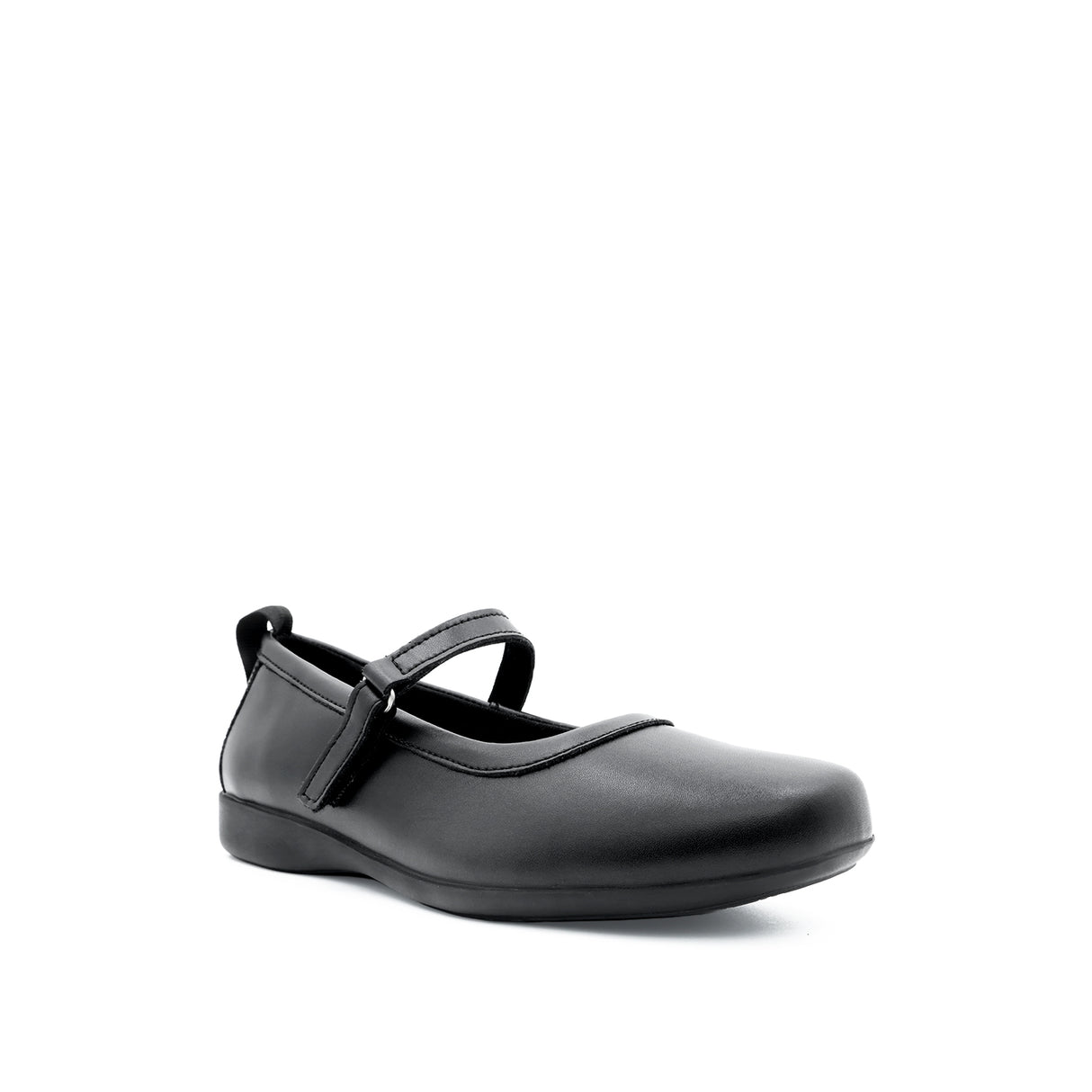 Sarita Mary Jane Women's Shoes - Black Coated Leather