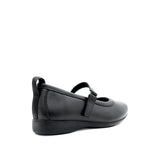 Sarita Mary Jane Women's Shoes - Black Coated Leather
