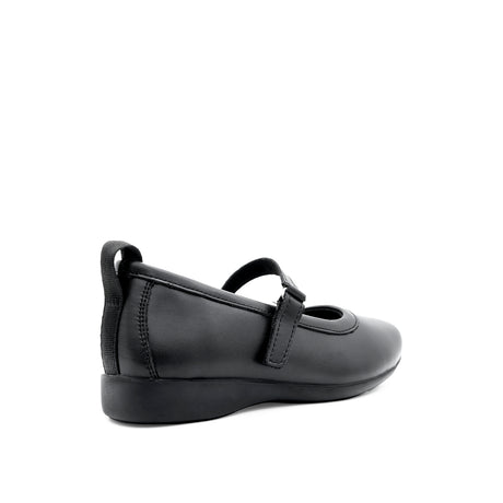 Sarita Mary Jane Women's Shoes - Black Coated Leather